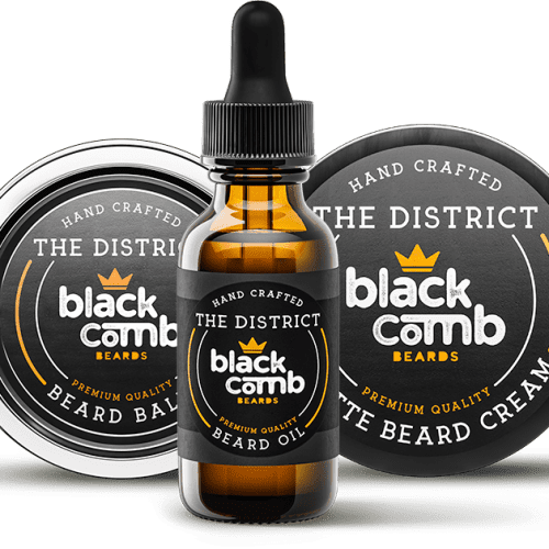 beard gift set the district