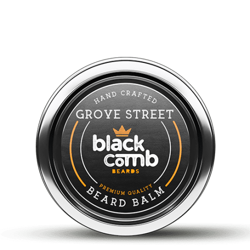 black comb beard balm grove street front