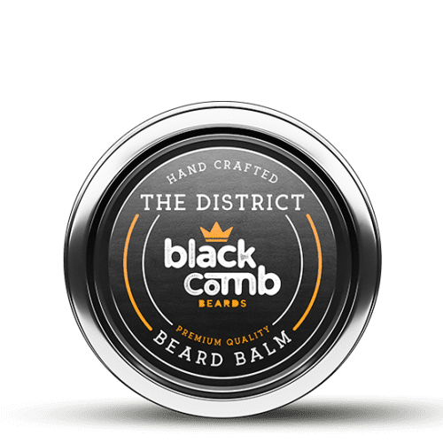 black comb beard balm the district front