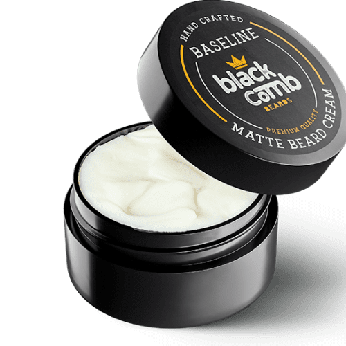 black comb beard cream baseline texture