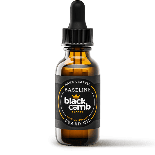 black comb beard oil baseline front