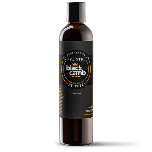 black comb beard restore conditioner grove street front