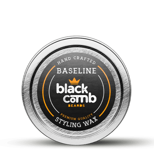 black comb beard wax baseline front