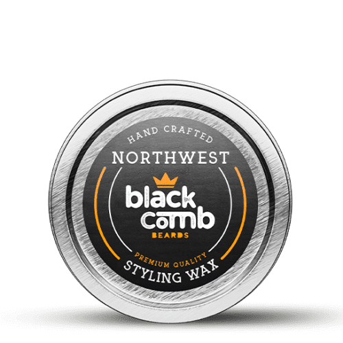 black comb beard wax northwest front